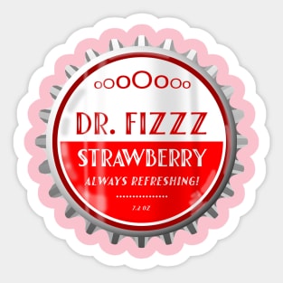 Dr. Fizzz Strawberry Soda Sticker